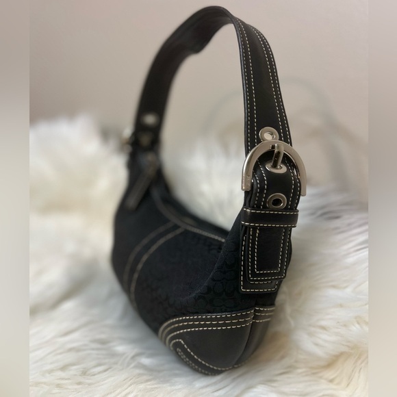 Vintage Coach Signature Logo Shoulder Bag, #2154 - Picture 10 of 13